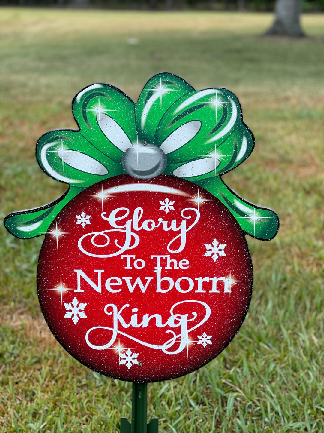 Christmas Ornament Yard Art Decor