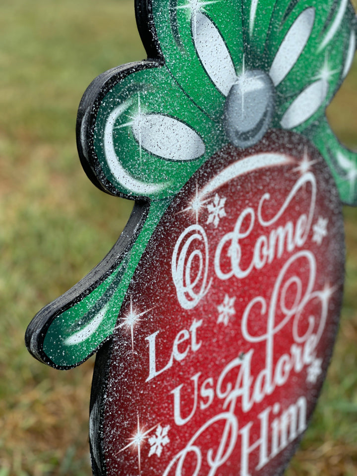 Christmas Ornament Yard Art Decor