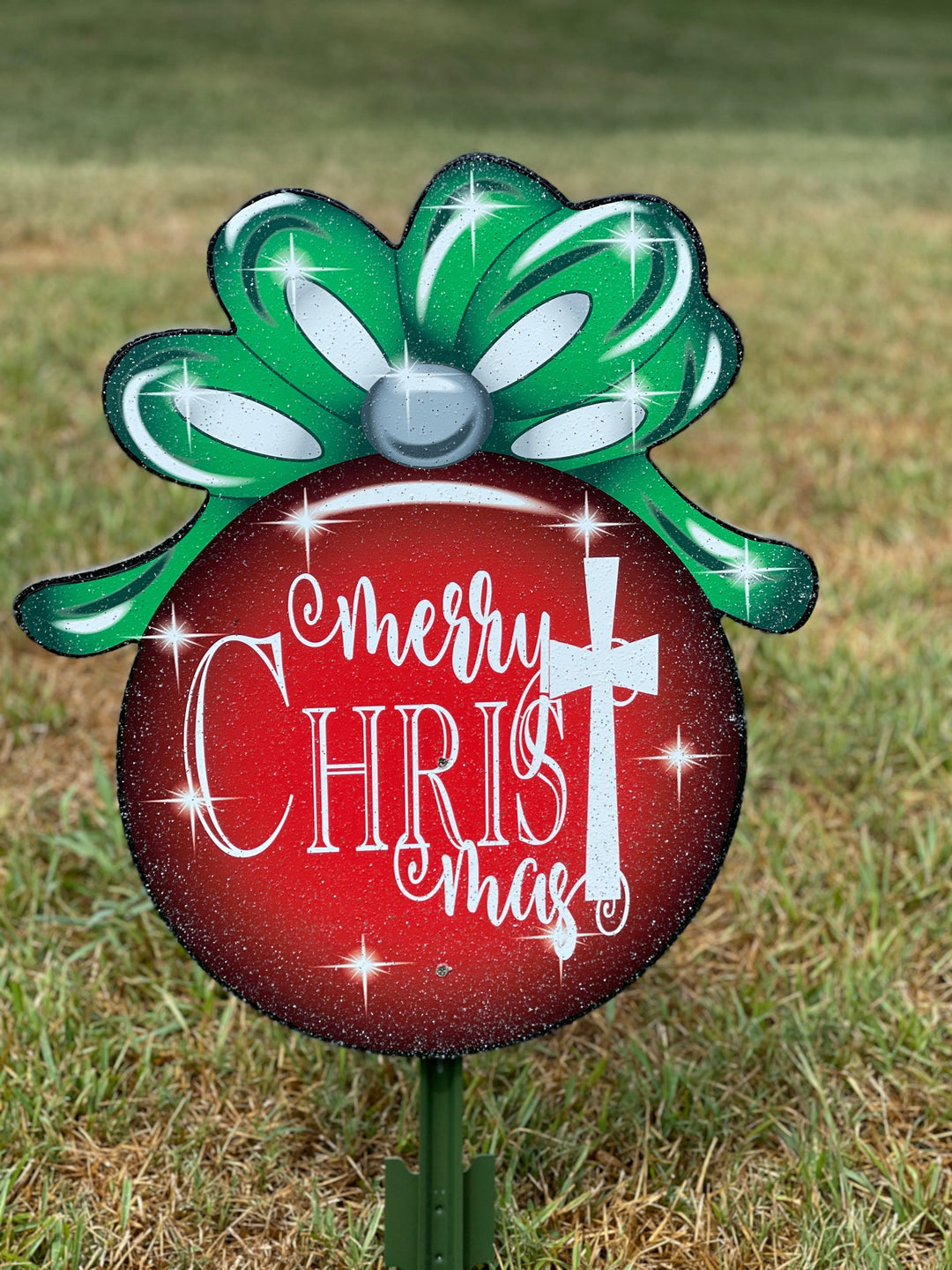 Christmas Ornament Yard Art Decor