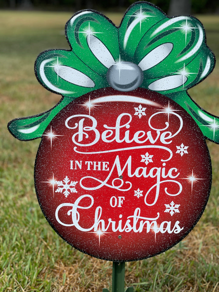 Christmas Ornament Yard Art Decor