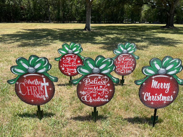 Christmas Ornaments-2ft Tall