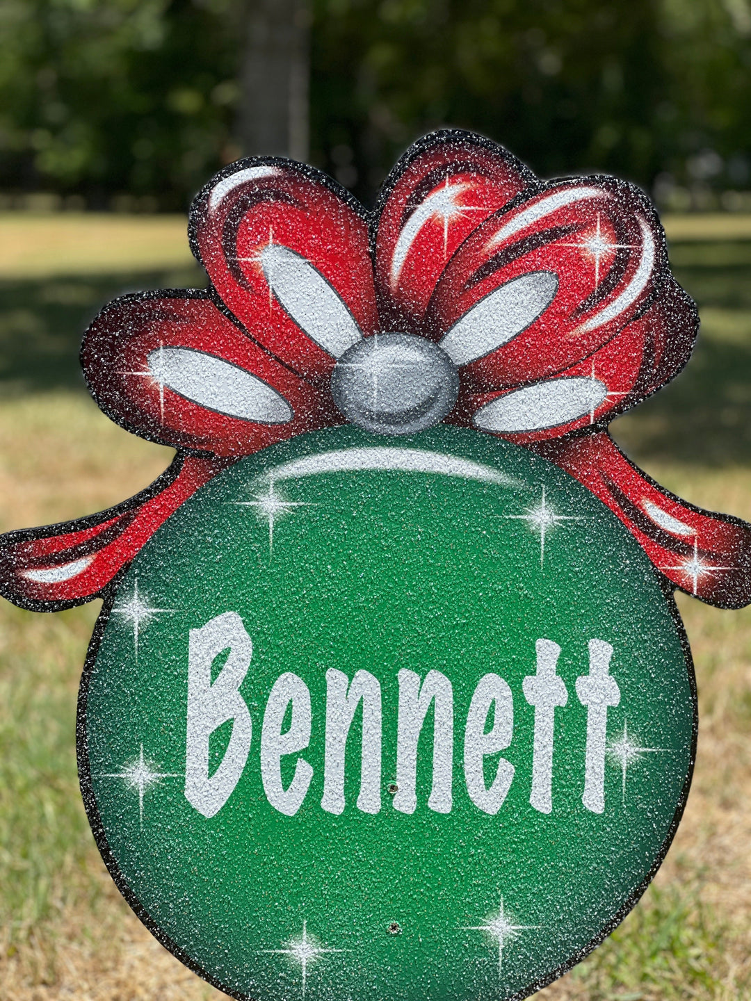 Personalized Christmas Ornaments yard Art Decor