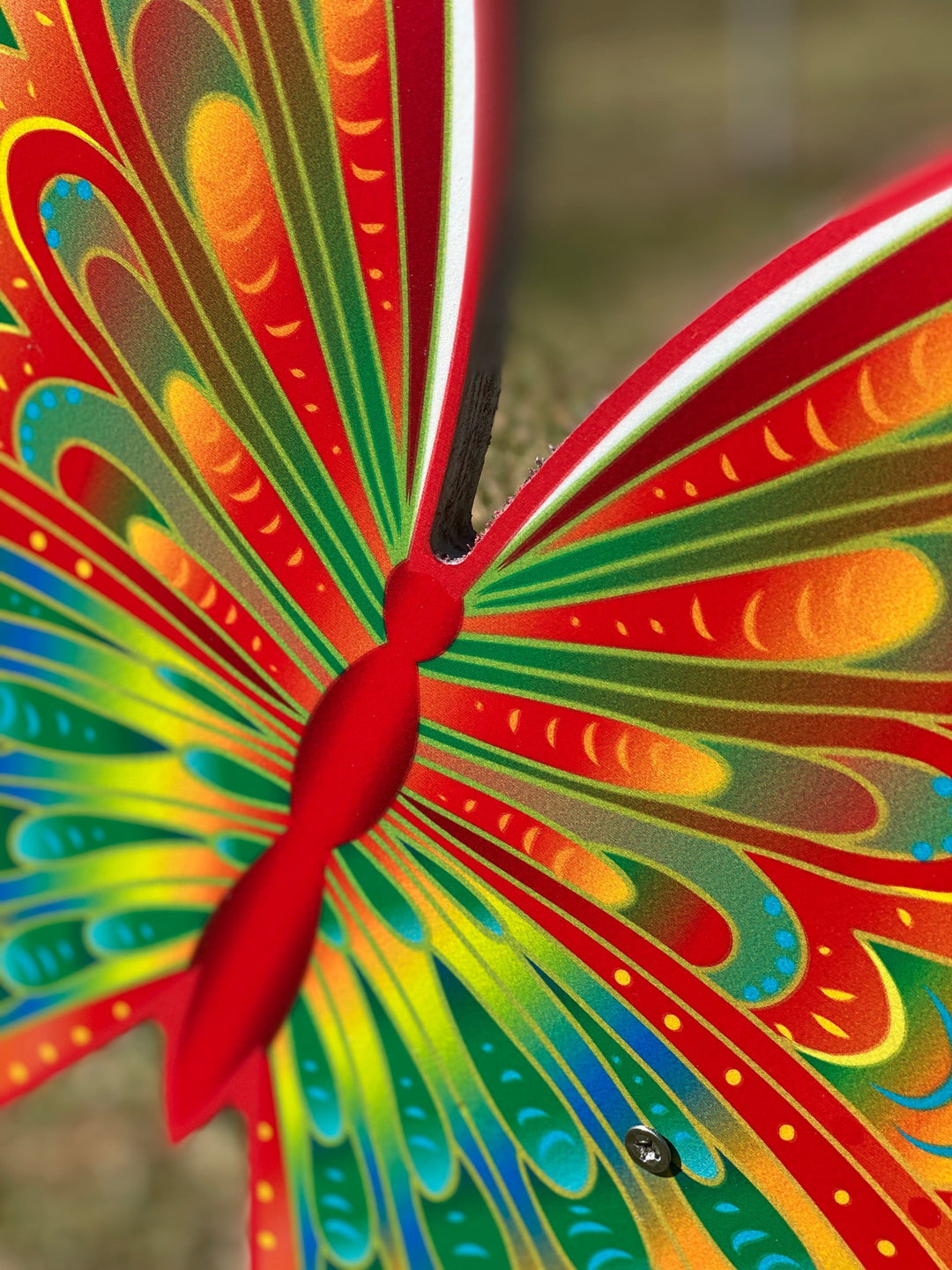 Butterfly outdoor yard sign for decoration. 