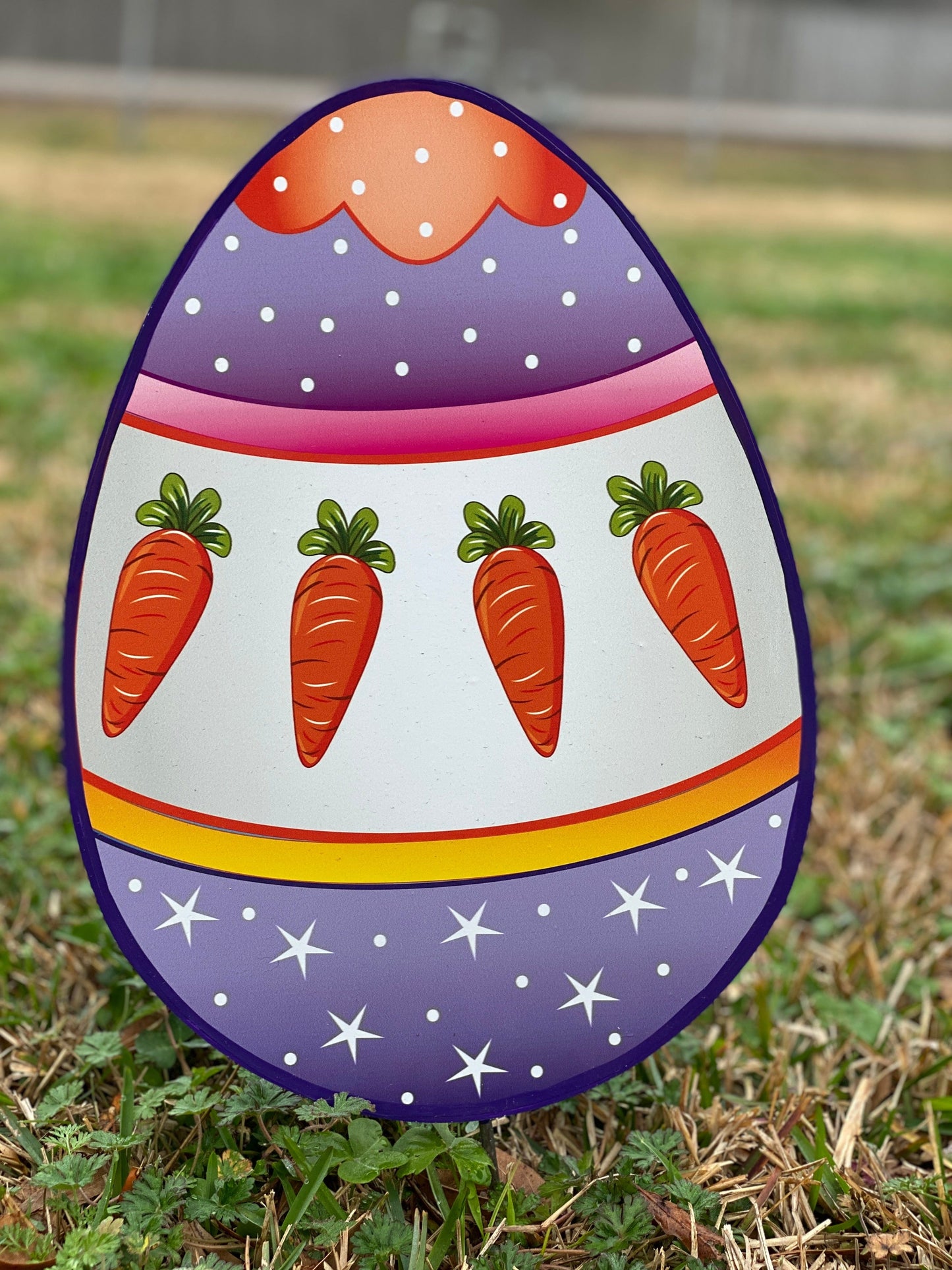 Easter Wishes Bunny Gnome Kisses Sign Outdoor Decoration
