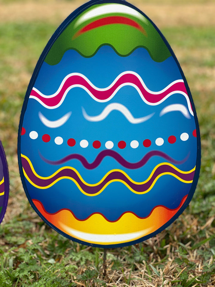 Gnome Painting and Easter Egg Sign Outdoor Decoration