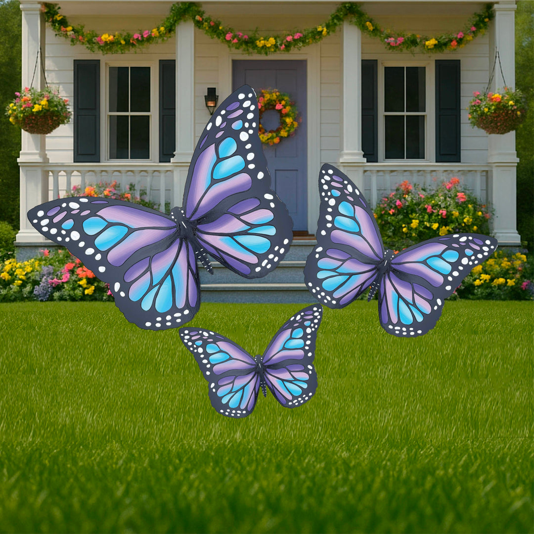 Monarch Butterfly Yard Art Signs
