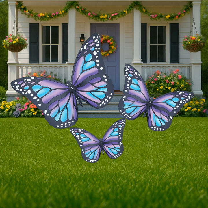 Monarch Butterfly Yard Art Signs