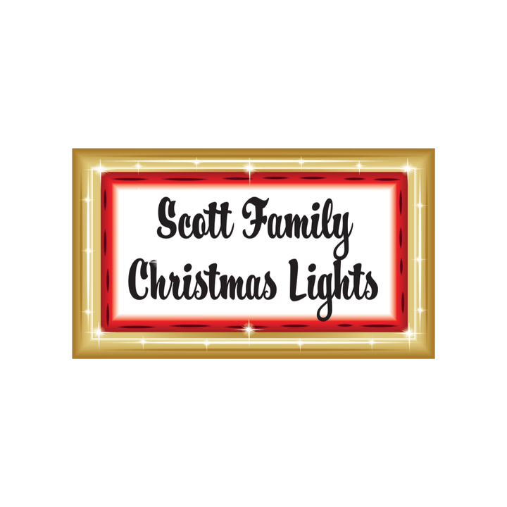 Custom "Have Yourself a Merry Little Christmas" Wooden Yard Sign