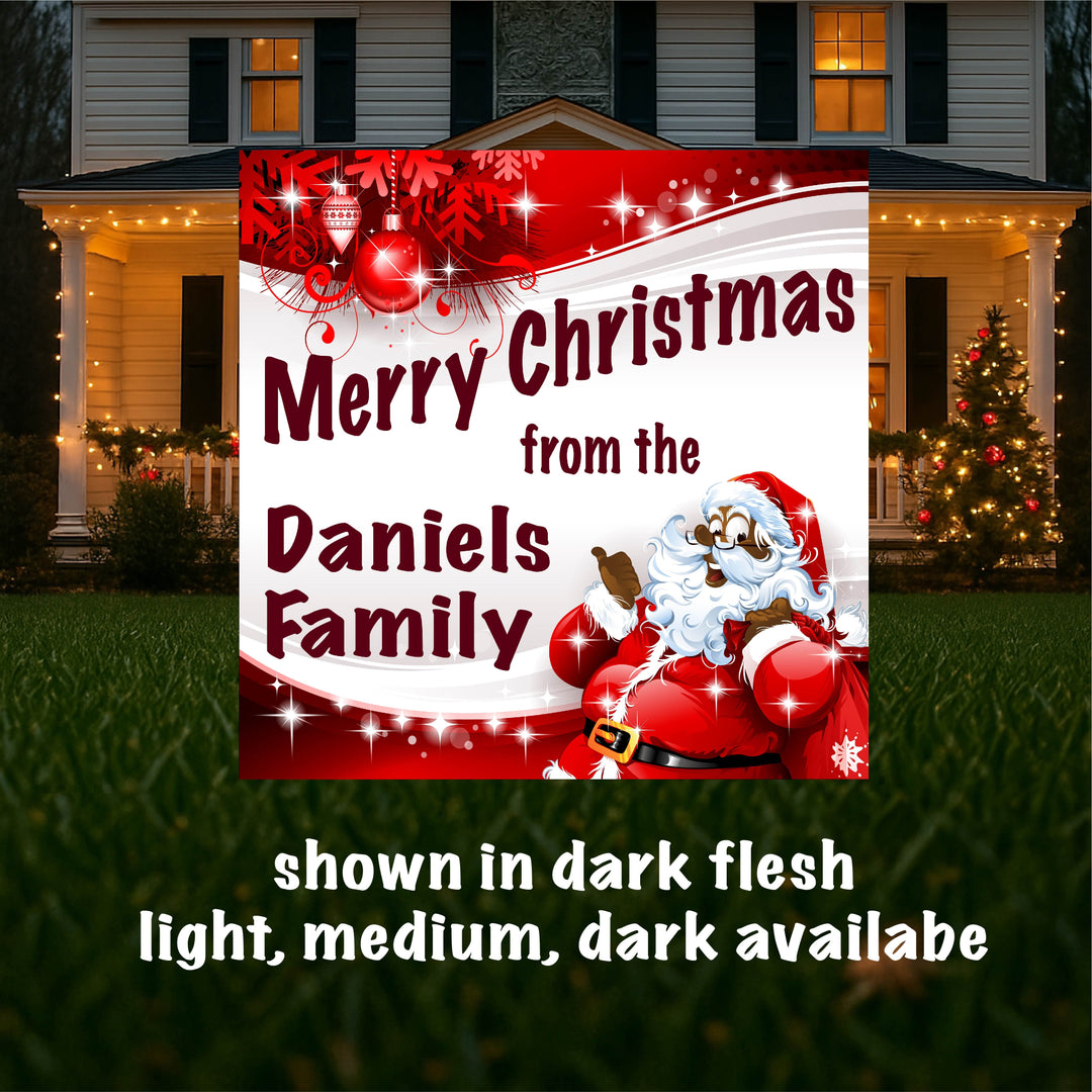 Personalized  Merry Christmas Sign