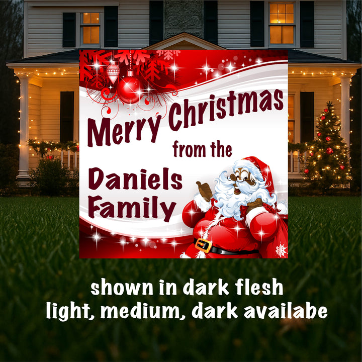 Personalized  Merry Christmas Sign