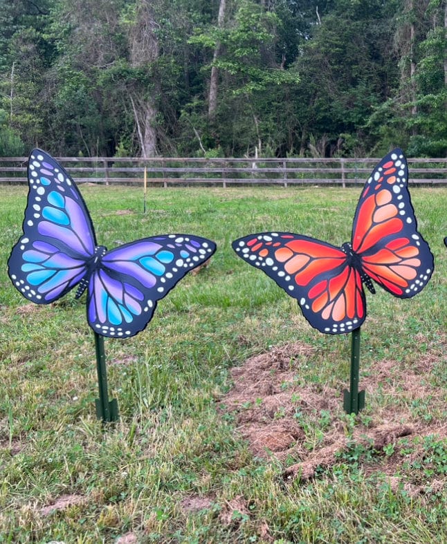 Monarch Butterfly Yard Art