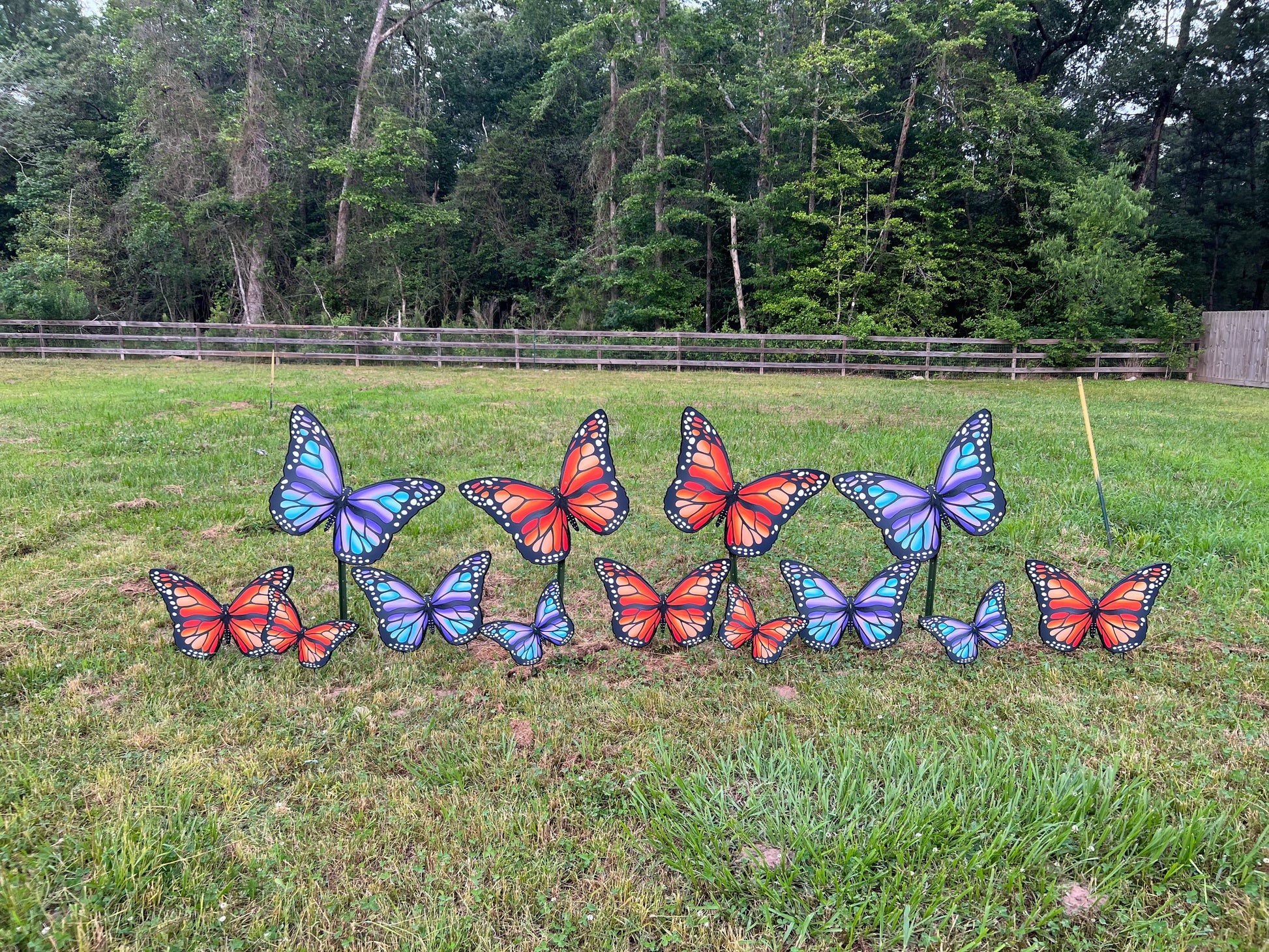 Monarch Butterfly Yard Art Yard Art Decor and More LLC