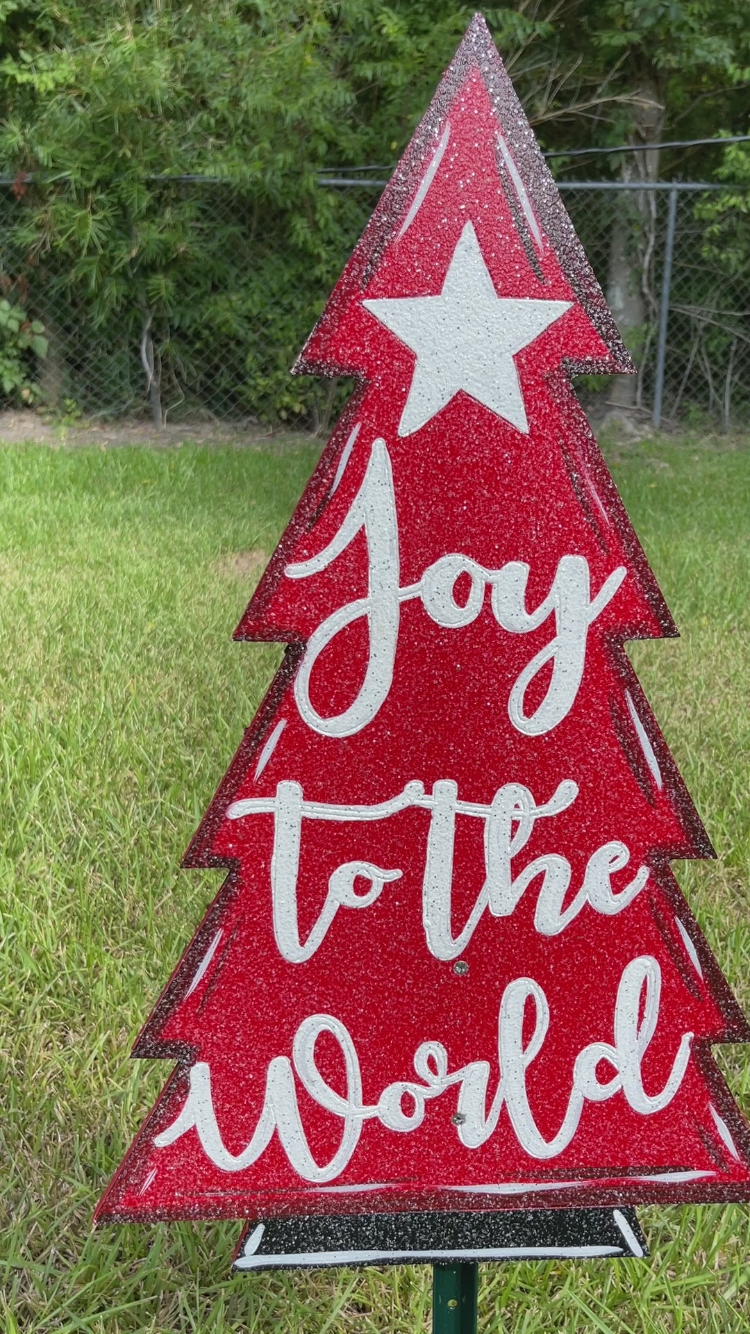 Joy to the World Christmas Tree