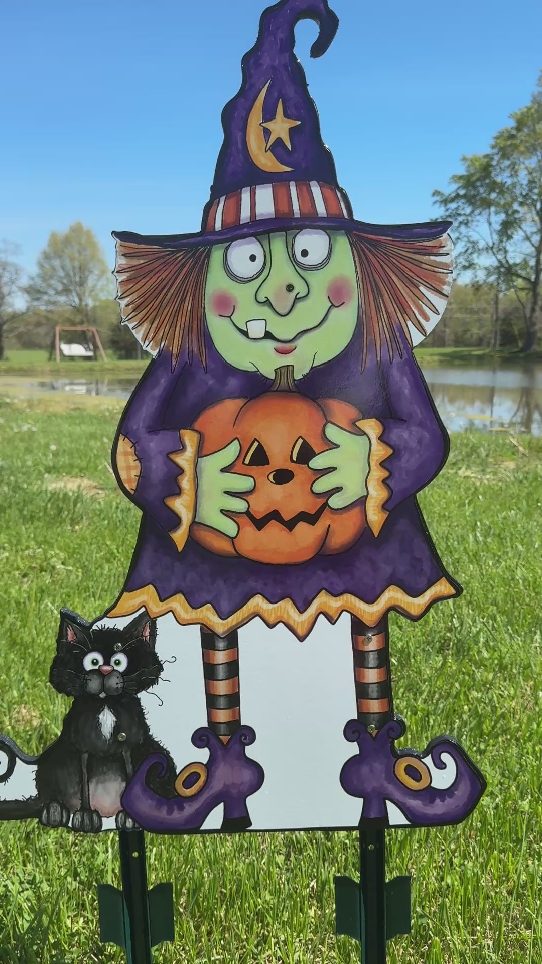 Wanda Witch Halloween Yard Art