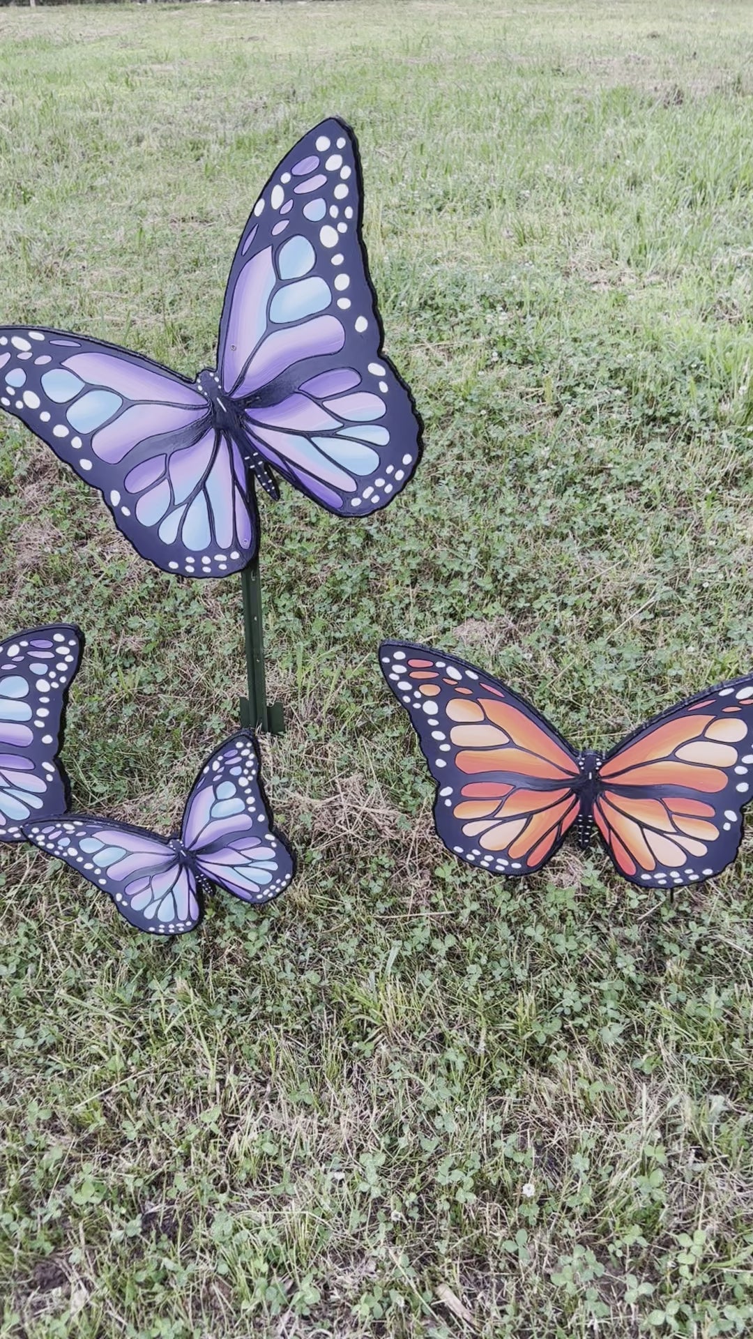 Monarch Butterfly Yard Art