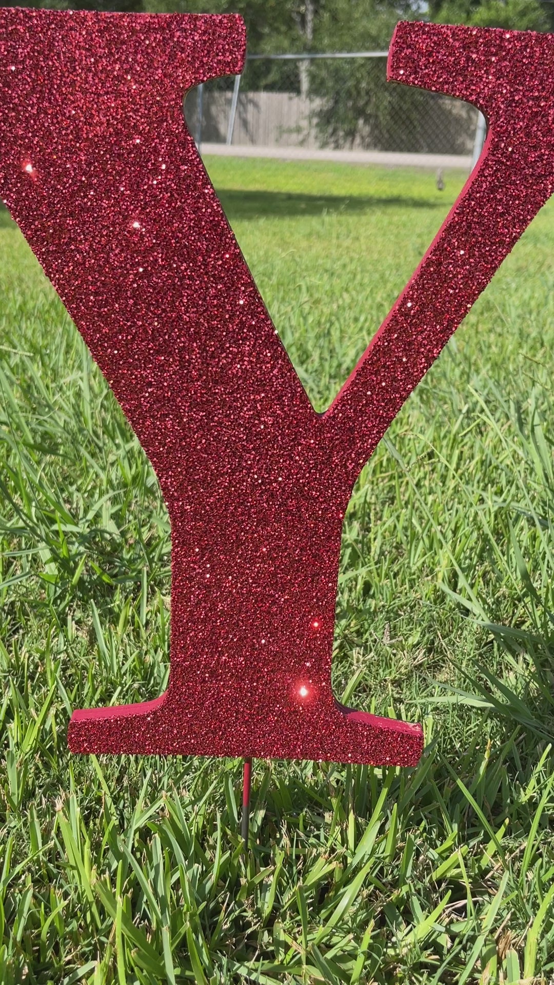 Christmas JOY Letters Yard Art