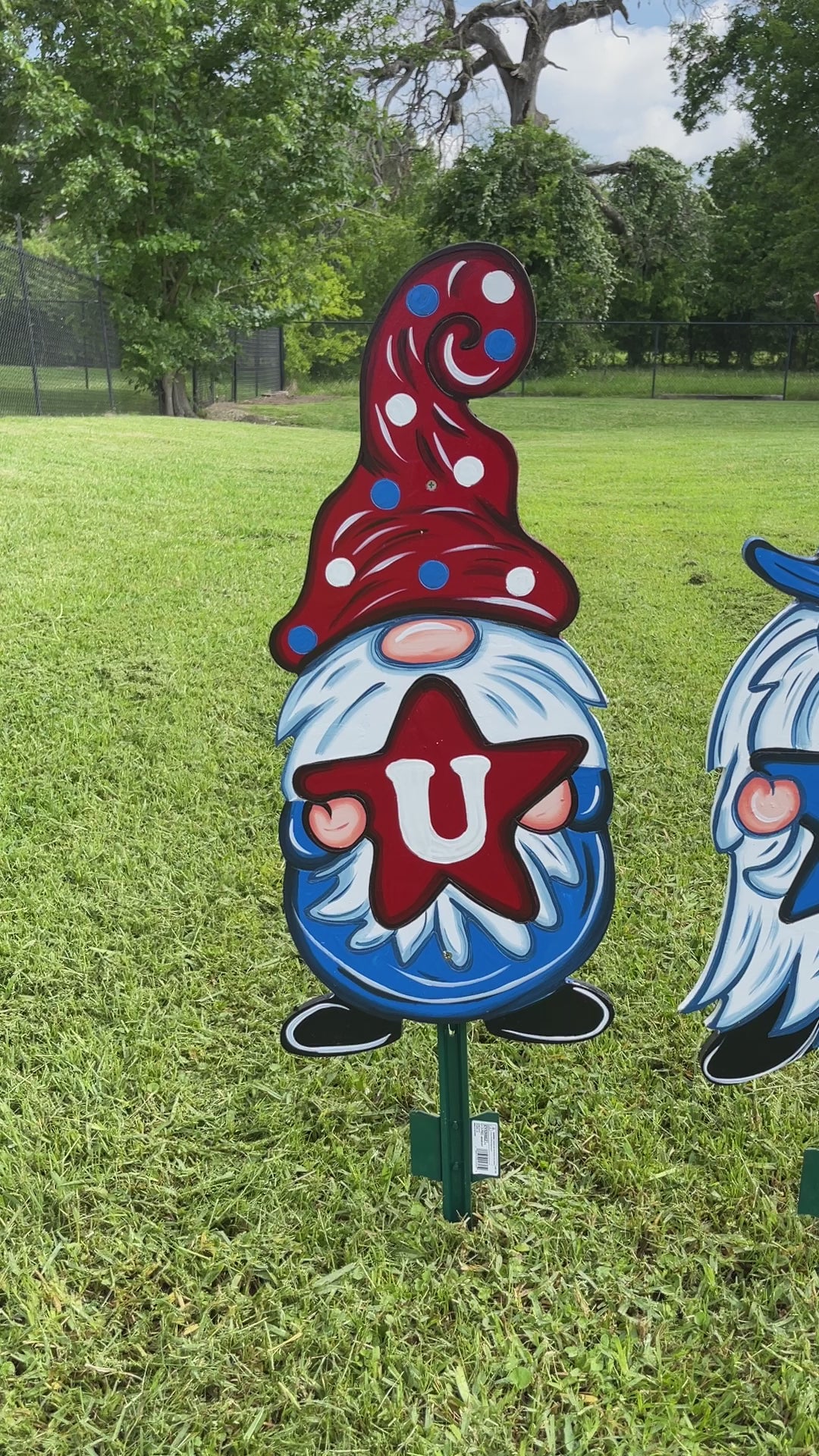 PATRIOTIC GNOME USA YARD ART DECORATION DIY BLANK