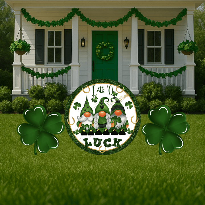 Lots 'O Luck St. Patrick's Day Sign Outdoor Decoration