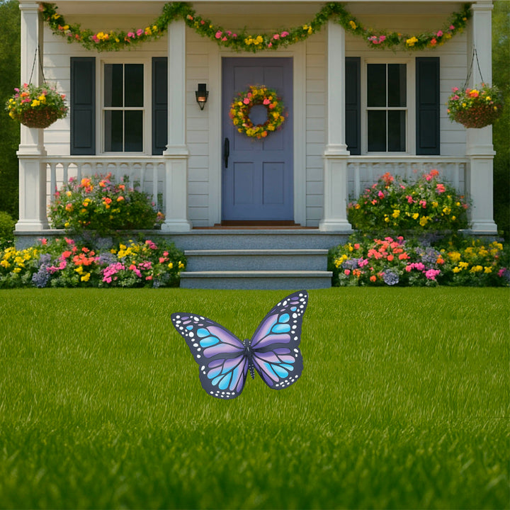 Monarch Butterfly Yard Art Signs
