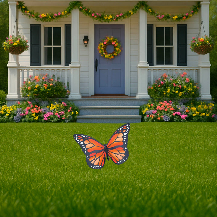Monarch Butterfly Yard Art Signs