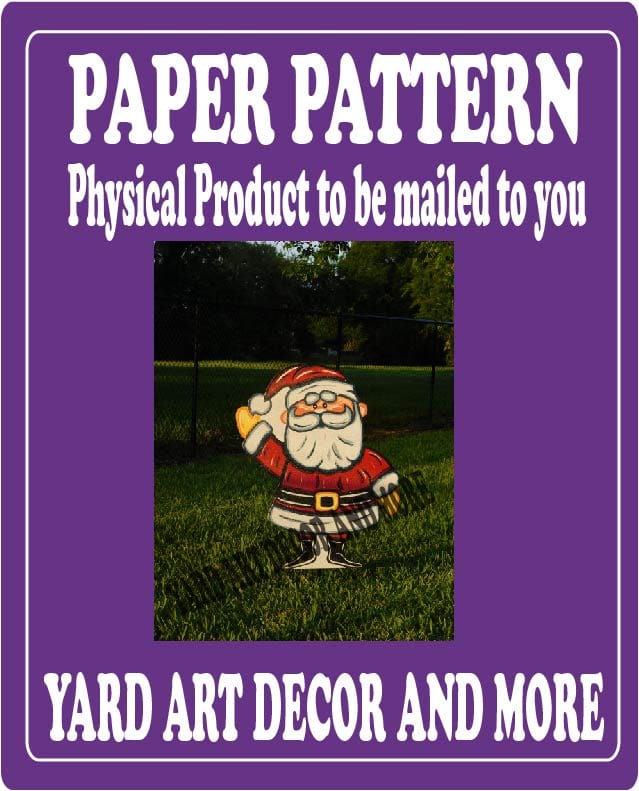 Christmas Santa Rudolph  Story Yard Art Paper Pattern