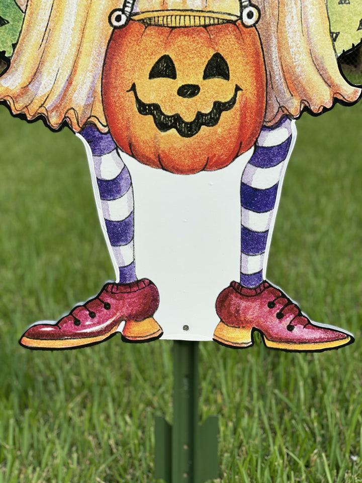 Wooden Halloween Sign