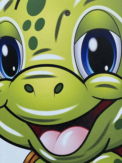 turtle welcome sign yard art