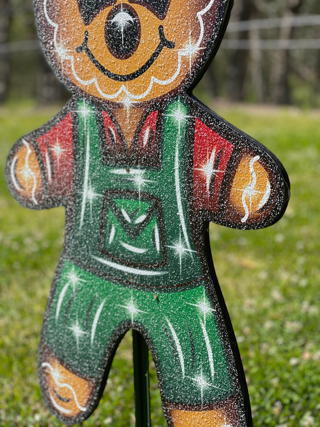 Christmas Gingerbread Yard Art