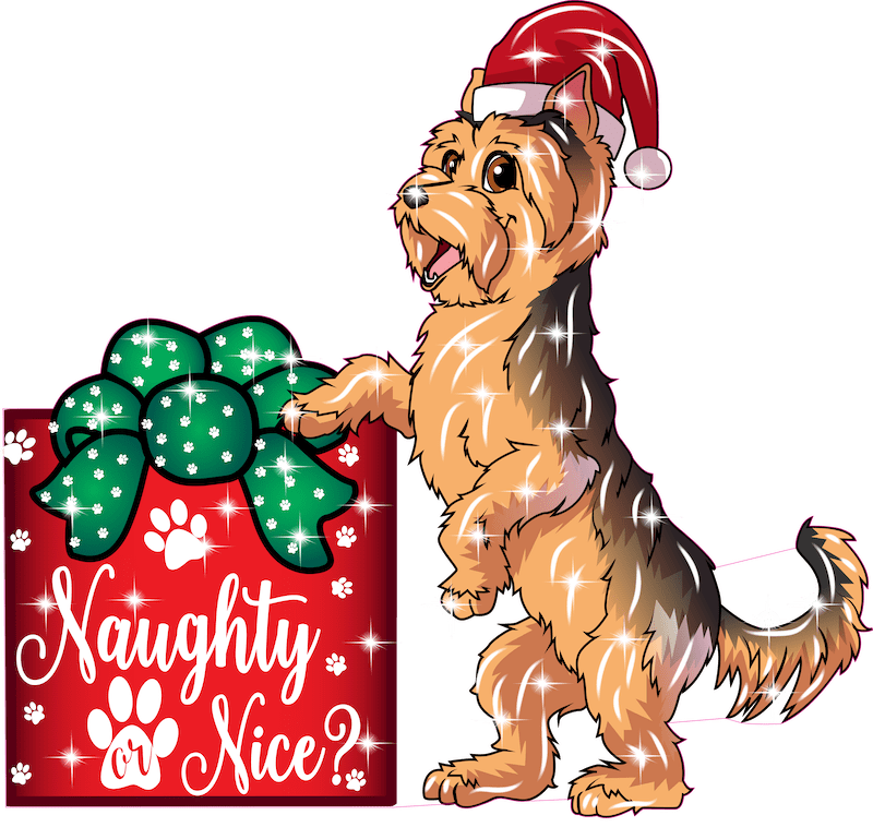 Christmas Dog Outdoor Decoration