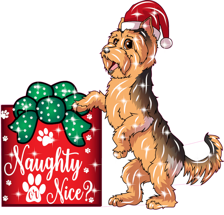 Christmas Dog Outdoor Decoration