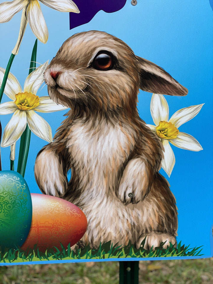 Easter yard art