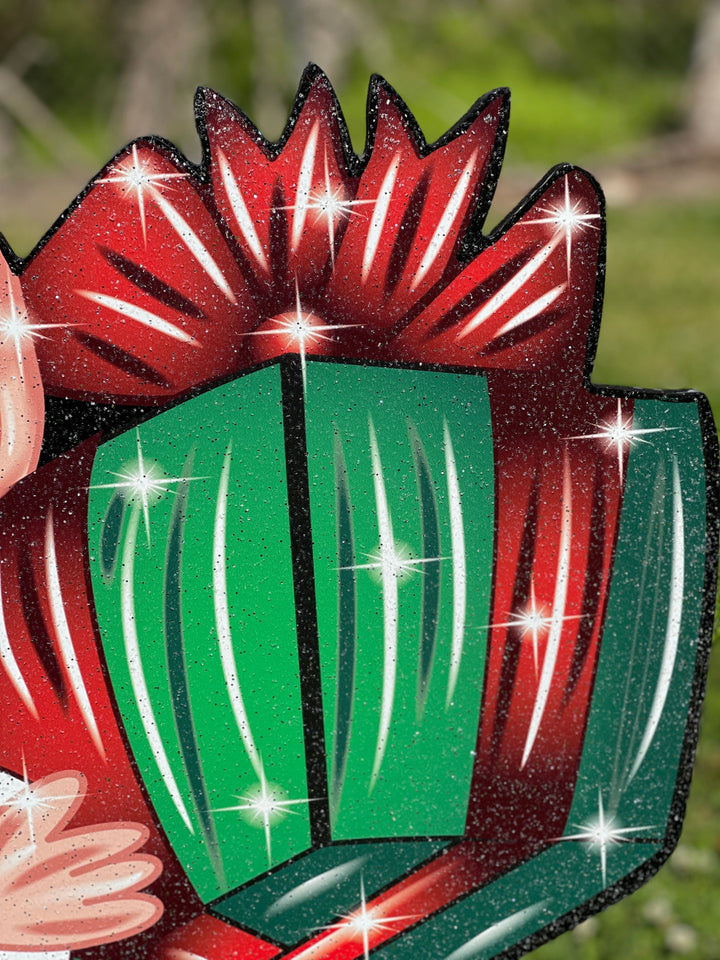 Christmas Elf Yard Decoration Sign