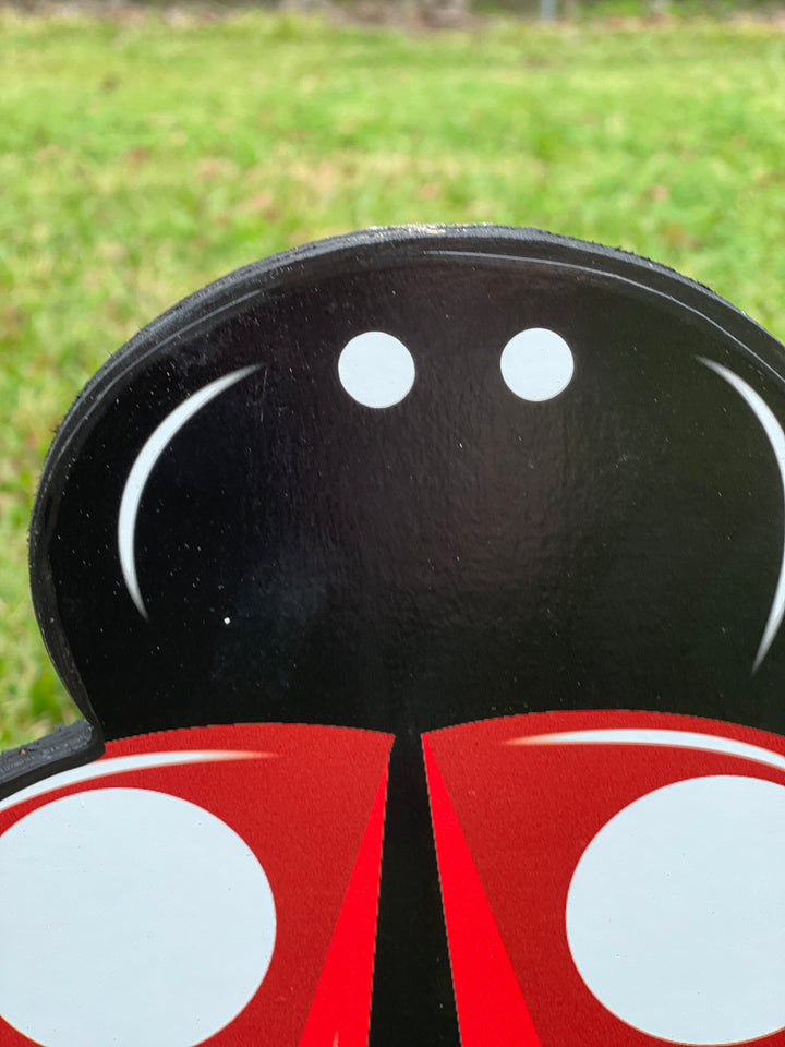 Lady Bug Yard Sign Decoration