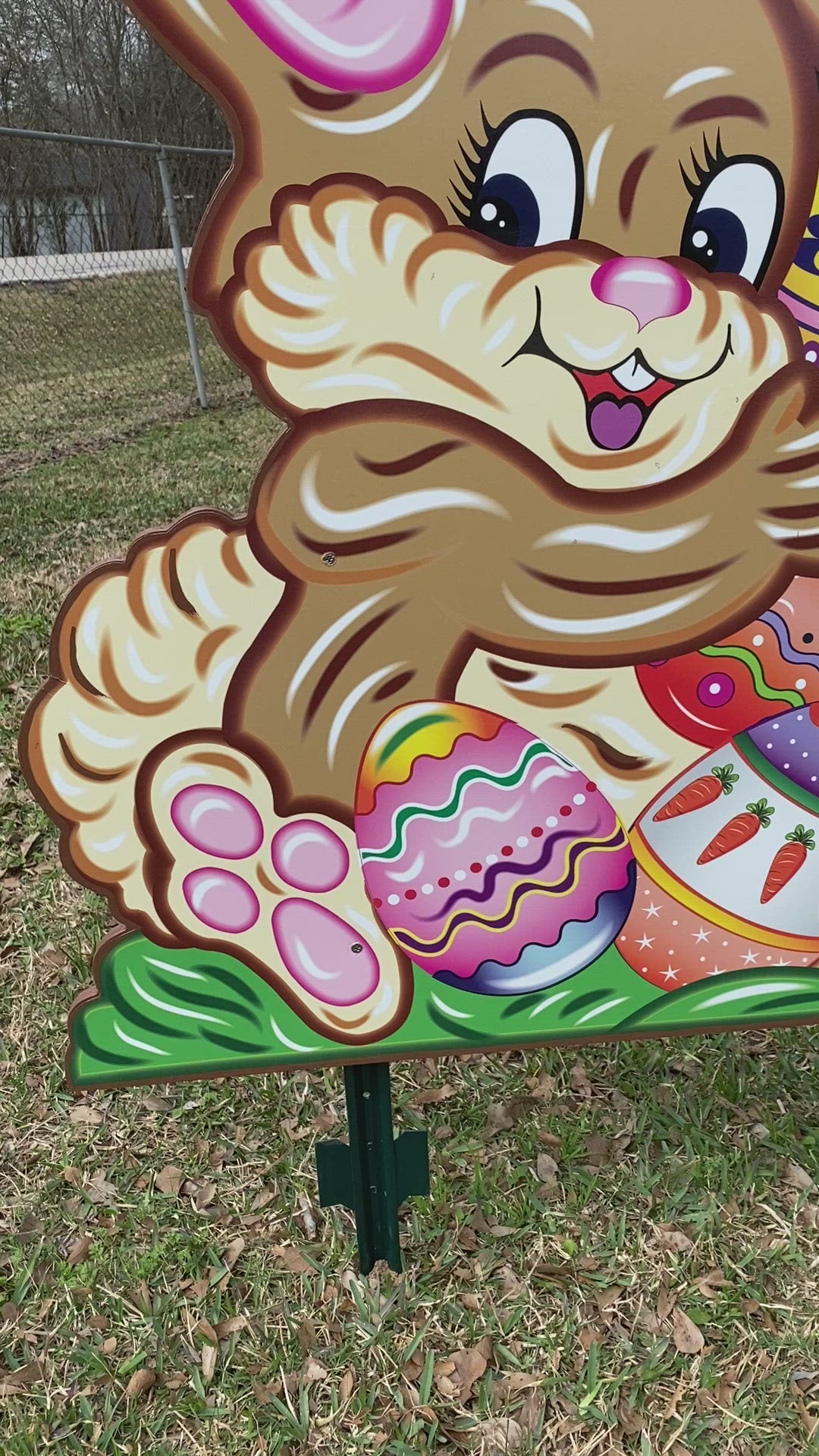 Easter yard art