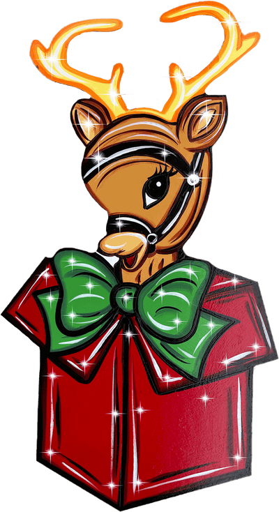 Christmas Reindeer Yard Decor