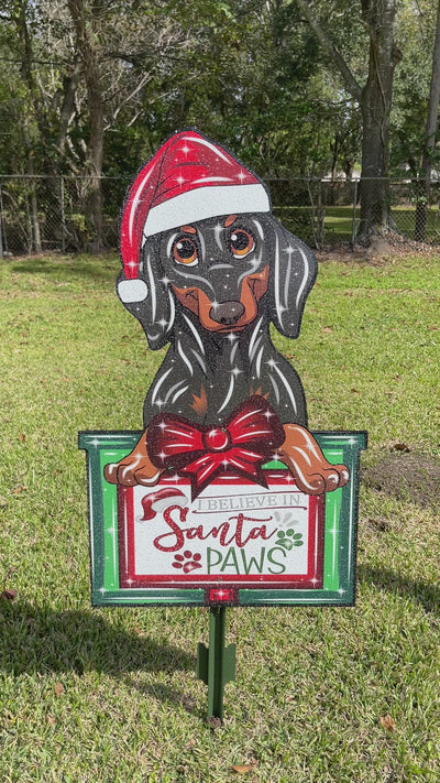 Christmas Dog Outdoor Decoration