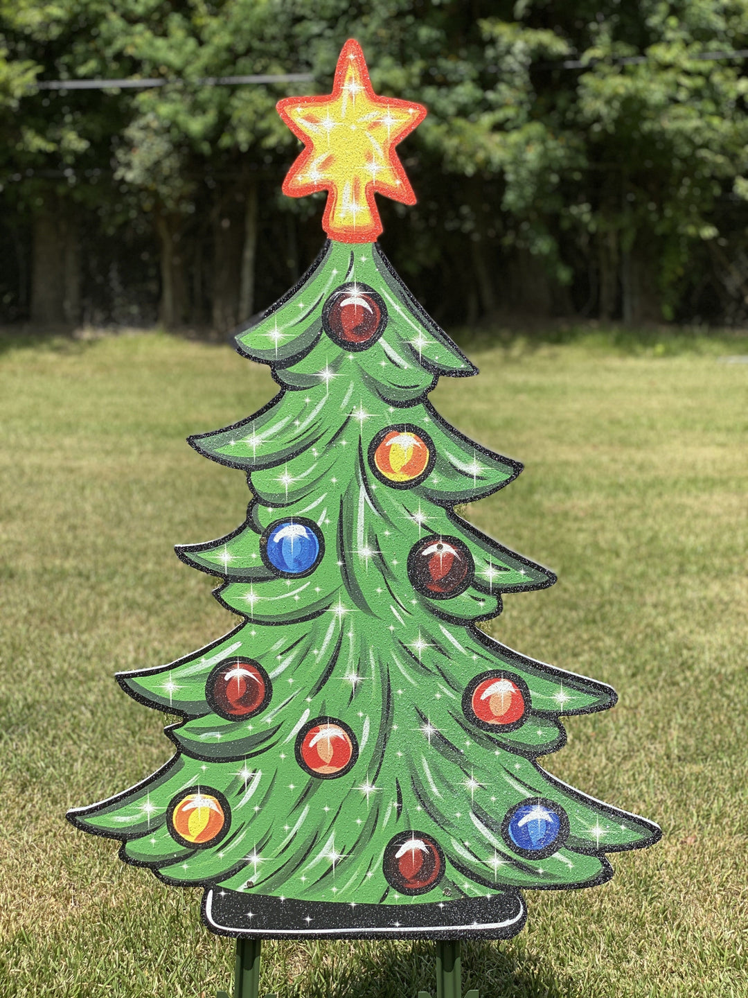 Outdoor Christmas Tree Decor