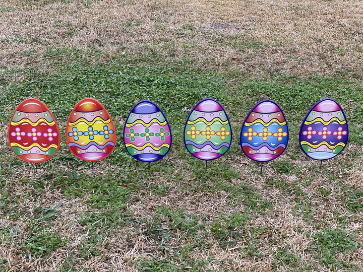 Easter yard art