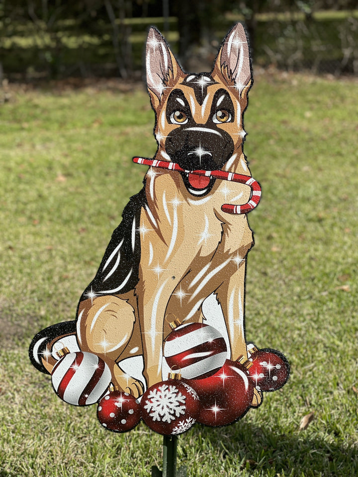 Christmas Dog Outdoor Decoration