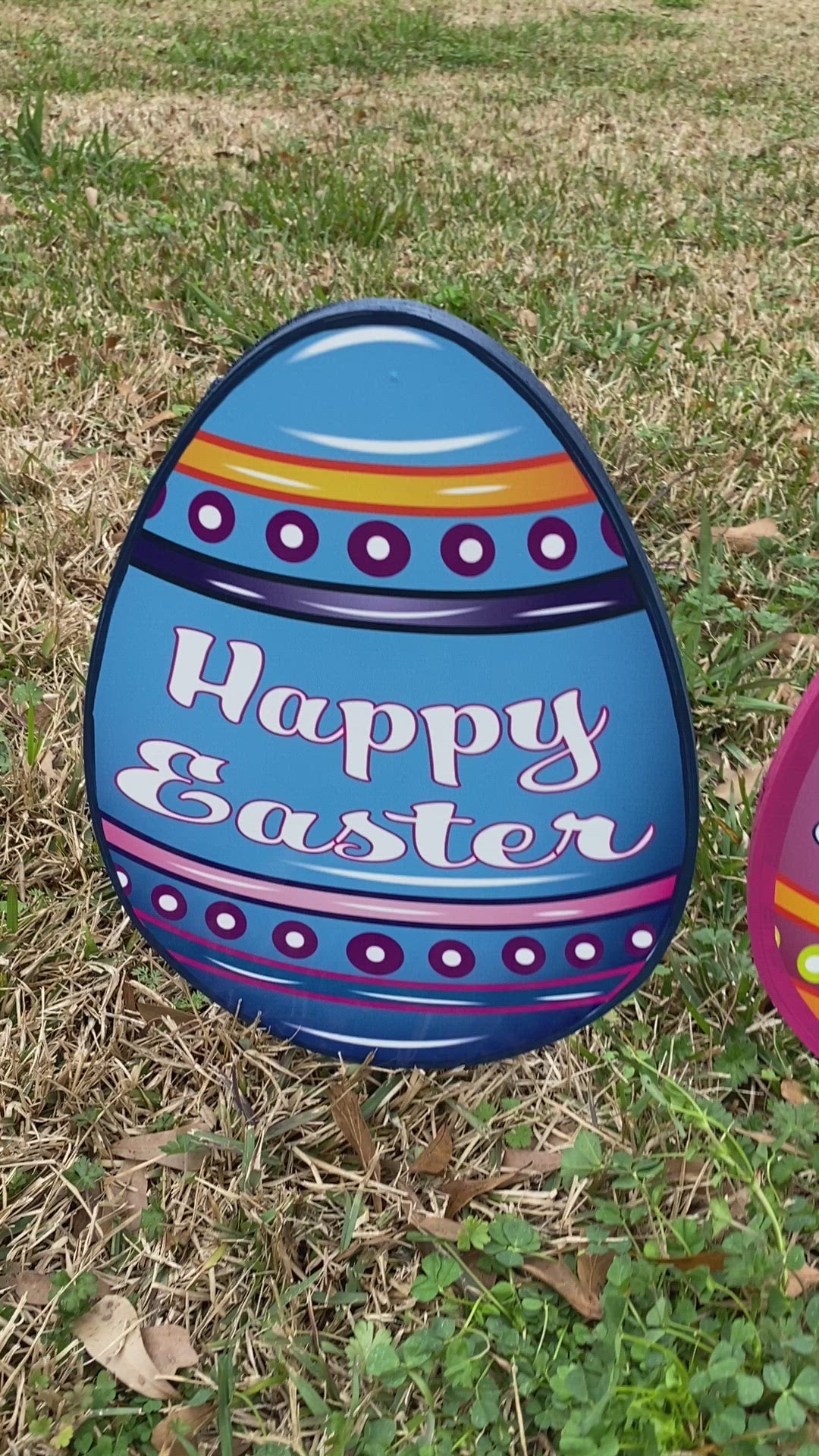 Easter yard art