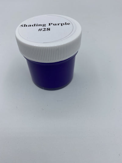 shading purple exterior yard art paint