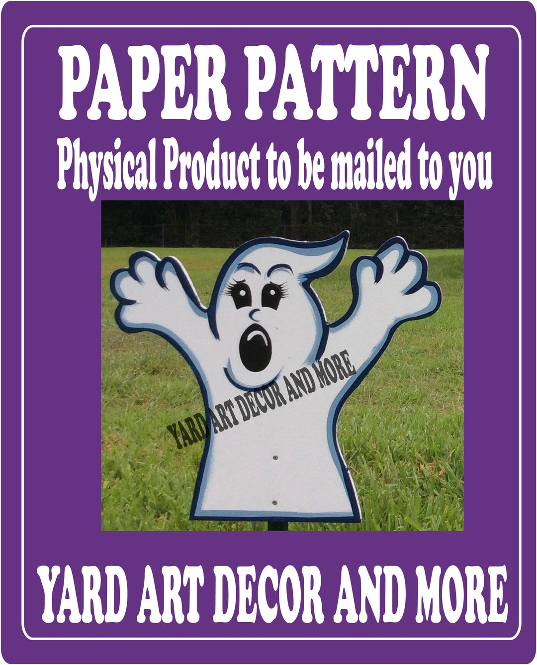 Halloween Small Ghost Paper Pattern