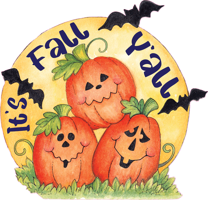 Pumpkin and Bat Halloween Yard Art