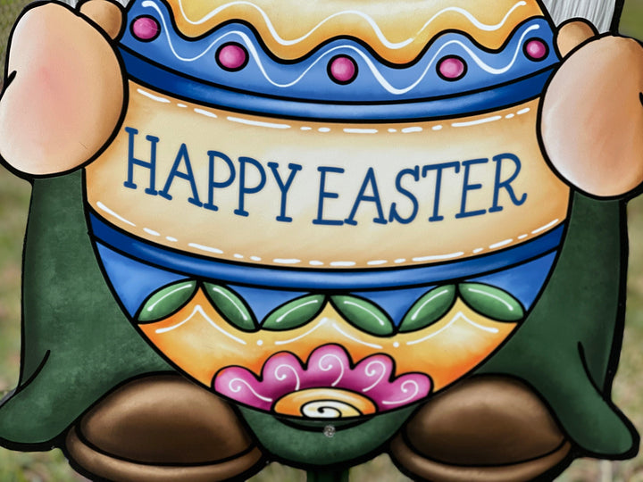 Happy Easter Gnome yard sign Decoration