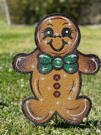 Christmas Gingerbread baby yard sign