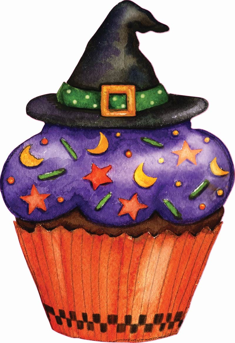 Witch Hat Cupcake Halloween Yard Art