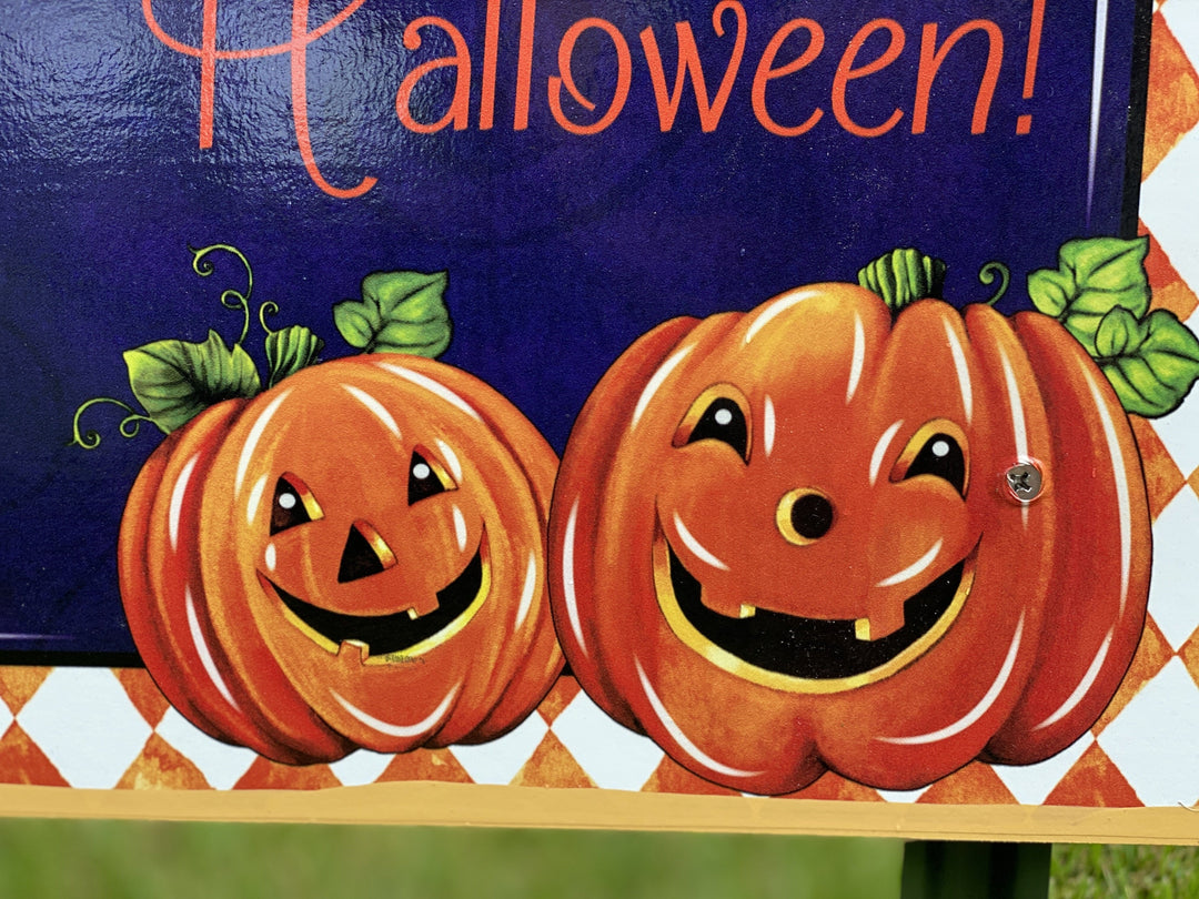 Happy Halloween  Yard Art Sign