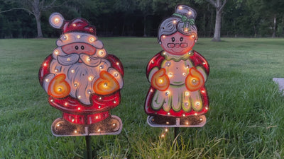 Lighted Simple Mrs. Clause DIY Christmas Blank
