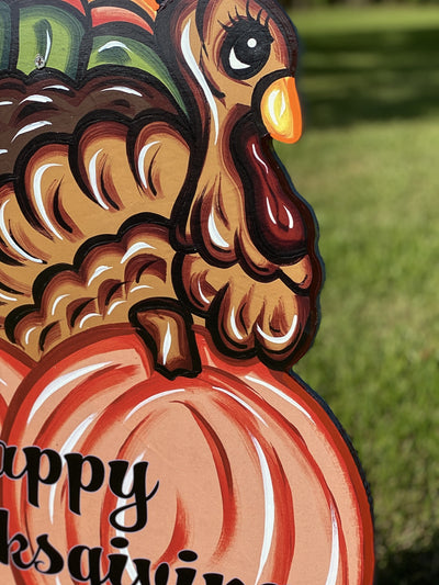 Outdoor Thanksgiving Yard Sign
