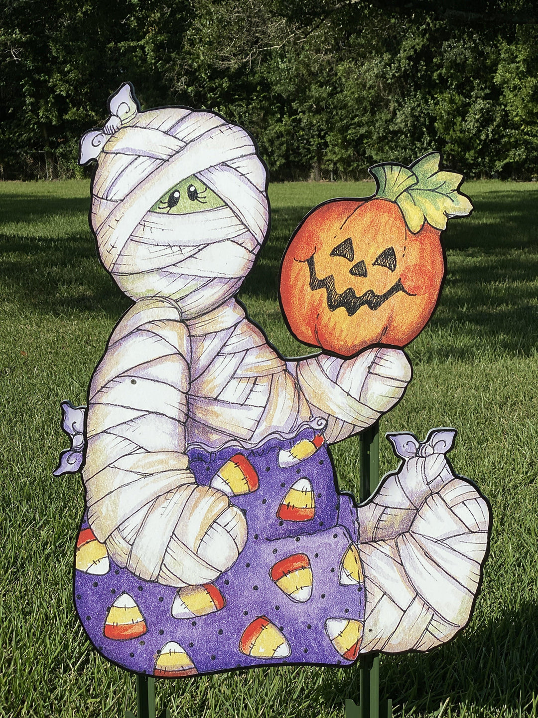 Mummy Halloween Yard Decor